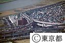 首都高速道路 小菅インターチェンジ付近