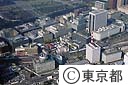 都庁舎付近（空撮）