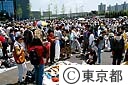 ガーデンシティ多摩で行なわれた、フリーマーケット