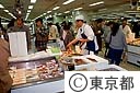 デパートの鮮魚売場