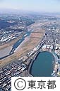 多摩川と競艇場