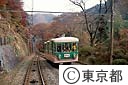 高尾山のケーブルカー