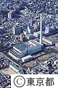 目黒清掃工場、敷地内に広い緑地を取っている