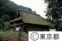 陣馬山下の民家