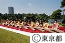 野外琴演奏