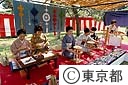 組ひも作り作業
