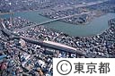 中川（青砥駅付近）（空撮）