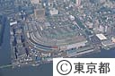 築地中央卸売市場（空撮）