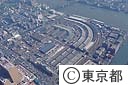 築地中央卸売市場（空撮）
