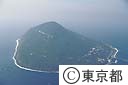 利島全景（空撮）