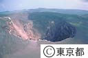 三原山火口（空撮）