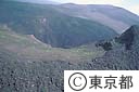 三原山火口（空撮）