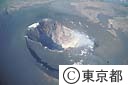 三原山火口（空撮）