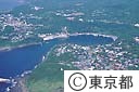 波浮の港（空撮）