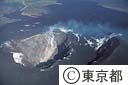 三原山火口（空撮）