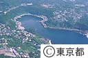 波浮の港（空撮）