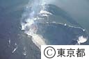 三原山火口（空撮）
