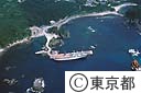 式根島港（空撮）