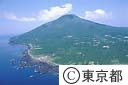 八丈島全景（空撮）