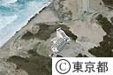 新島ガラス工場（空撮）