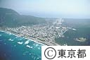 新島本村前浜地区（空撮）