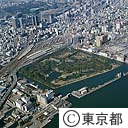浜離宮庭園（空撮）