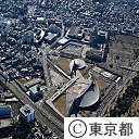 代々木オリンピック体育館（空撮）