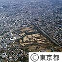 砧公園（空撮）