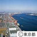 大井コンテナ埠頭（空撮）