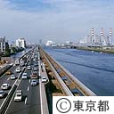首都高速道路羽田線とモノレール