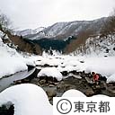 利根川の雪景色