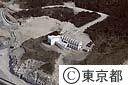 新島ガラス工場（空撮）
