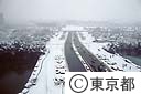 雪の皇居前