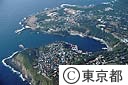 波浮の港（空撮）
