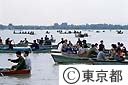 頤和園の船遊び