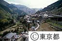 日原地区の家並み