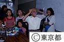 ポリ袋による防煙対策の実演