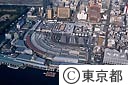 中央卸売市場築地市場（空撮）