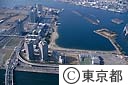 レインボータウン、台場地区（空撮）