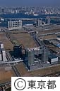 臨海副都心のテレコムセンター（空撮）
