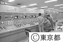 清掃工場の焼却炉のコントロールルーム