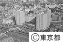 大崎駅付近の再開発（空撮）