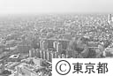 広尾ガーデンヒルズと日赤医療センター（空撮）
