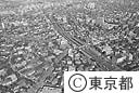 田園調布駅付近（空撮）