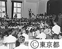 砂川事件　砂川基地問題町民大会、安井知事、福島調達庁長官