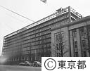 工事中の第一本庁舎