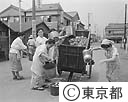 大八車によるごみ収集