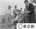 東知事　小河内ダム視察する