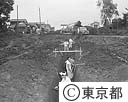 玉川通り工事　世田谷区若林付近