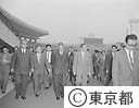 池田首相、東知事　オリンピック施設視察